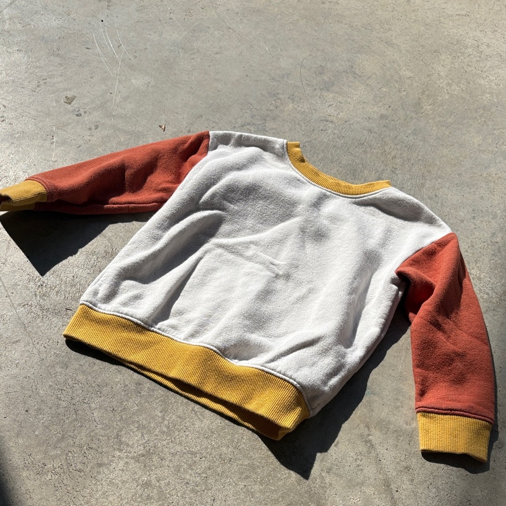 Cat & Jack Kids Sweater - White, Yellow, and Orange